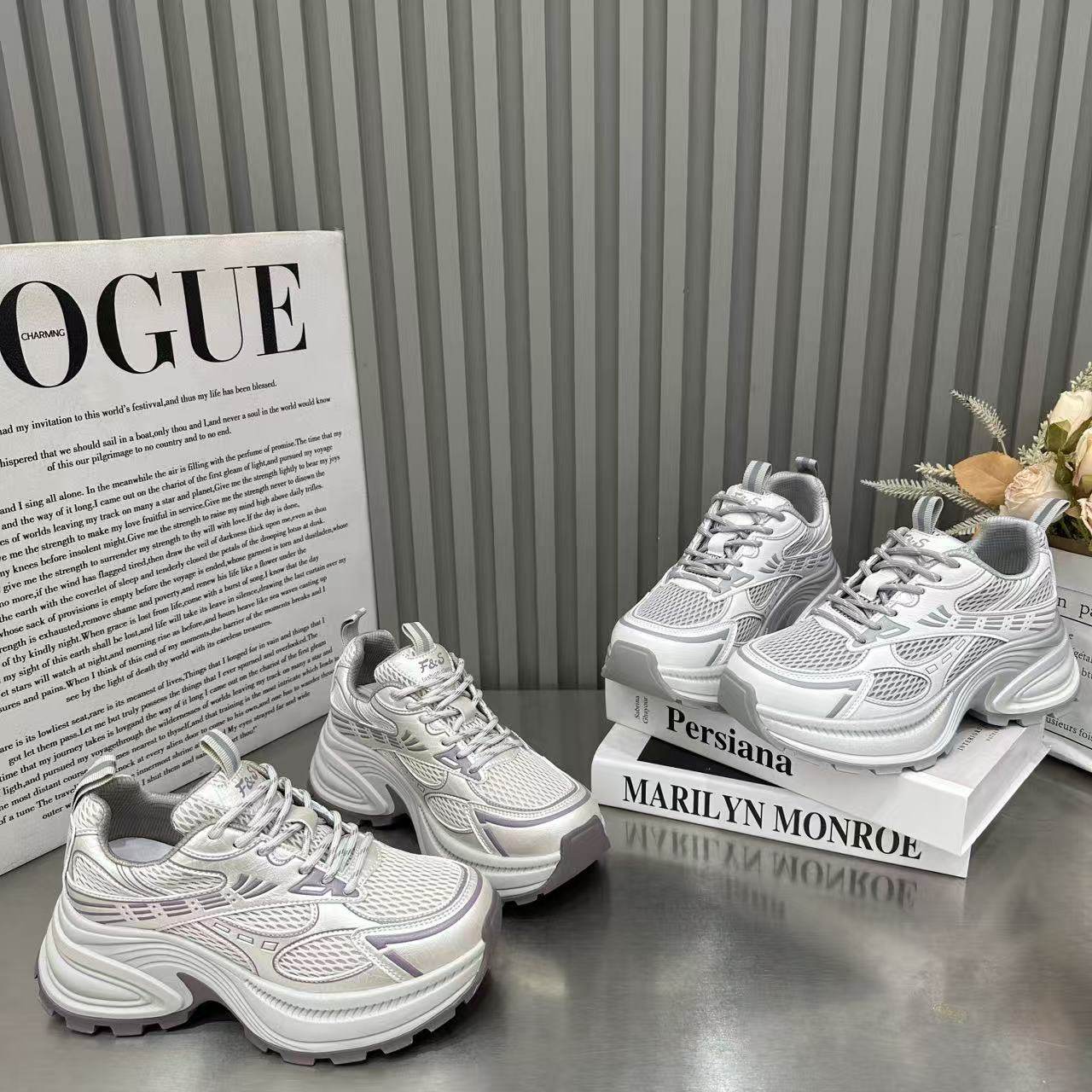 2026年春季新款厚底松糕小个子厚网透气休闲鞋女复擦色运动老爹鞋,女鞋,棉鞋,淘宝优惠券,粉丝福利购,淘宝优惠卷