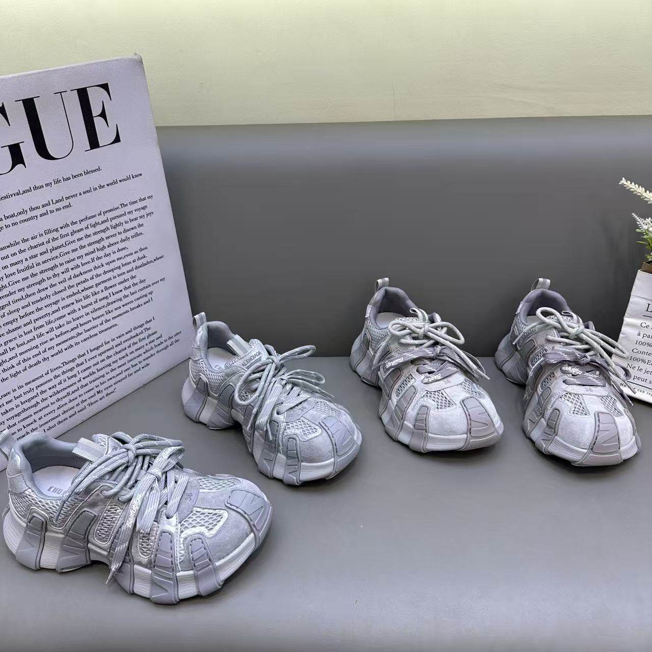 2026早春新款厚底增高老爹鞋女小众双系带休闲运动百搭显脚小单鞋,女鞋,棉鞋,淘宝优惠券,粉丝福利购,淘宝优惠卷