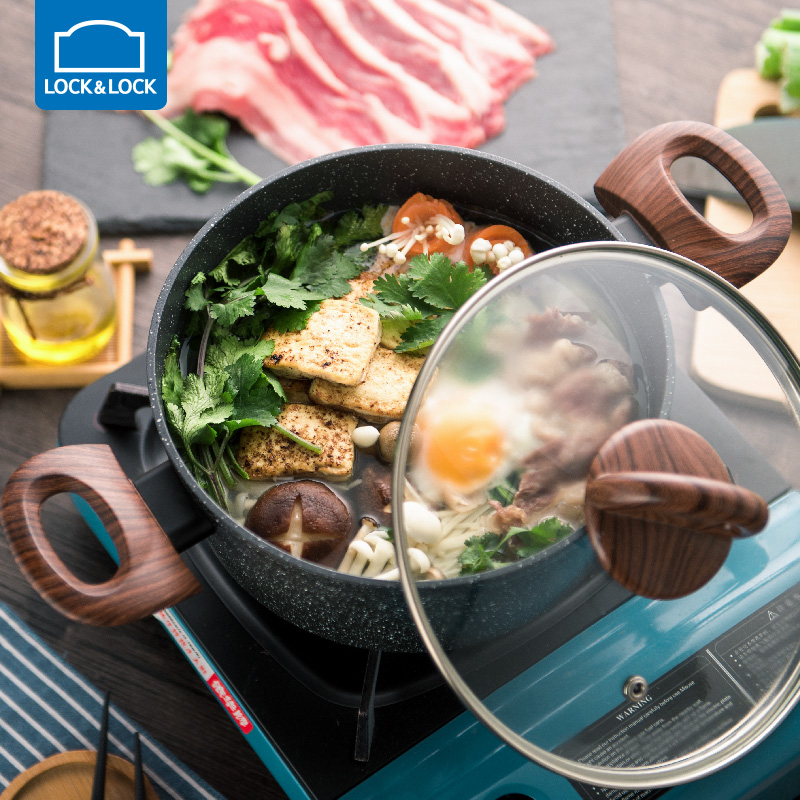 乐扣乐扣家用燃气电磁炉韩式汤锅