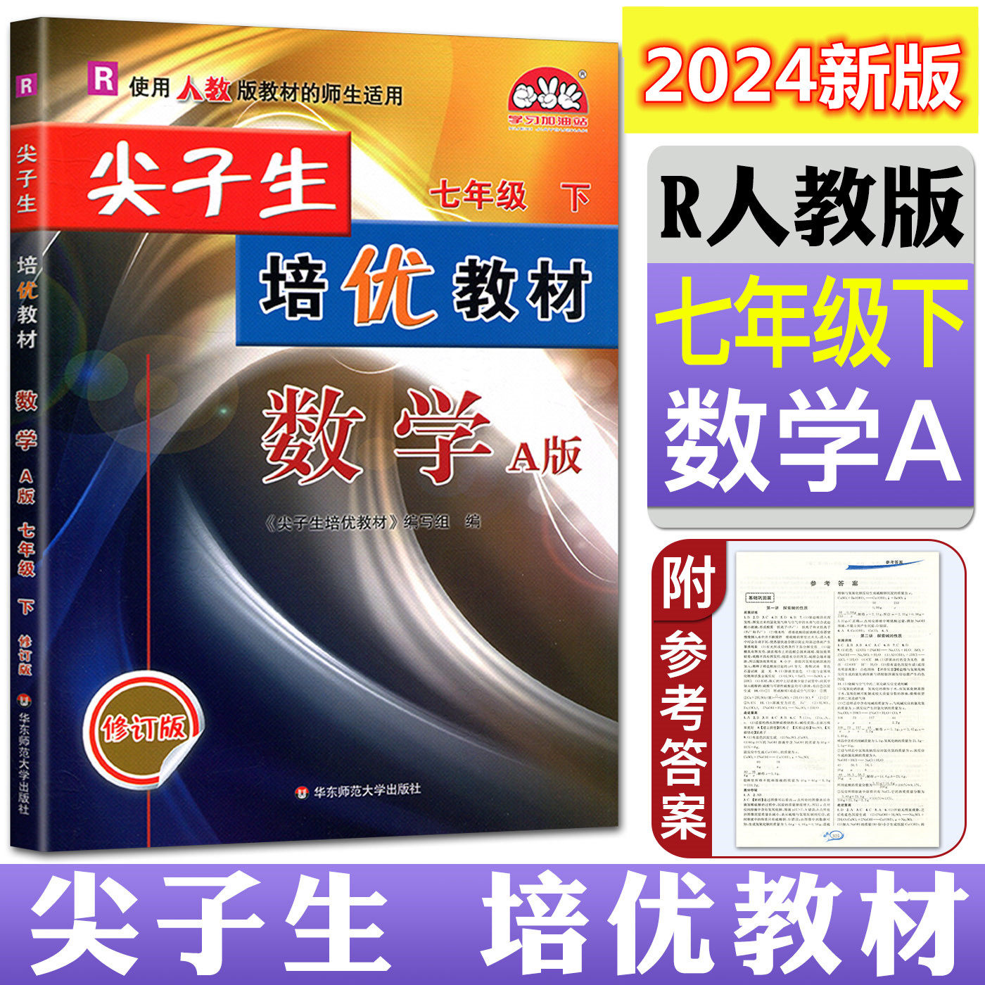 r版初一7年级下册尖子生教辅书例题讲解配套强化练习能力训练学习加油