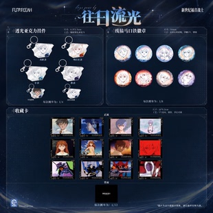 FUN4YEAH 新世纪福音战士往日流光系列徽章镜面透光挂件收藏相卡