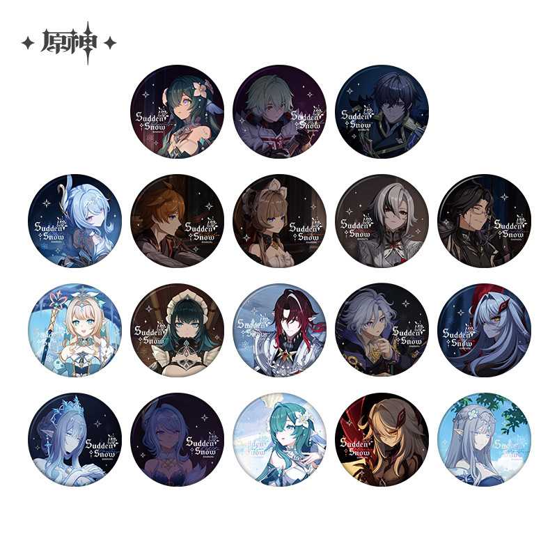 【正版】新品原神骤雪系列周边