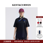 男女款 肯迪文夏季 KENT&CURWEN 纯棉三狮胶印圆领T恤 明星同款