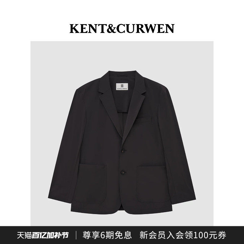 KENT&CURWEN/肯迪文2026春夏新品男士微宽松休闲单排扣西装外套