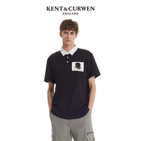 KCKENT&CURWEN/肯迪春夏男士玫瑰短袖纯色纯棉Polo衫男K47M0EI021