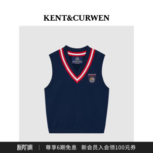 针织背心 100周年系列男女同款 KENT&CURWEN 肯迪文2026春夏新品