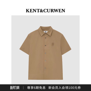 衬衫 KENT&CURWEN 宽松短袖 三狮系列男士 肯迪文2026春夏新品