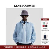 肯迪文秋冬系列玫瑰印花水洗牛仔外套男 KENT&CURWEN 明星同款