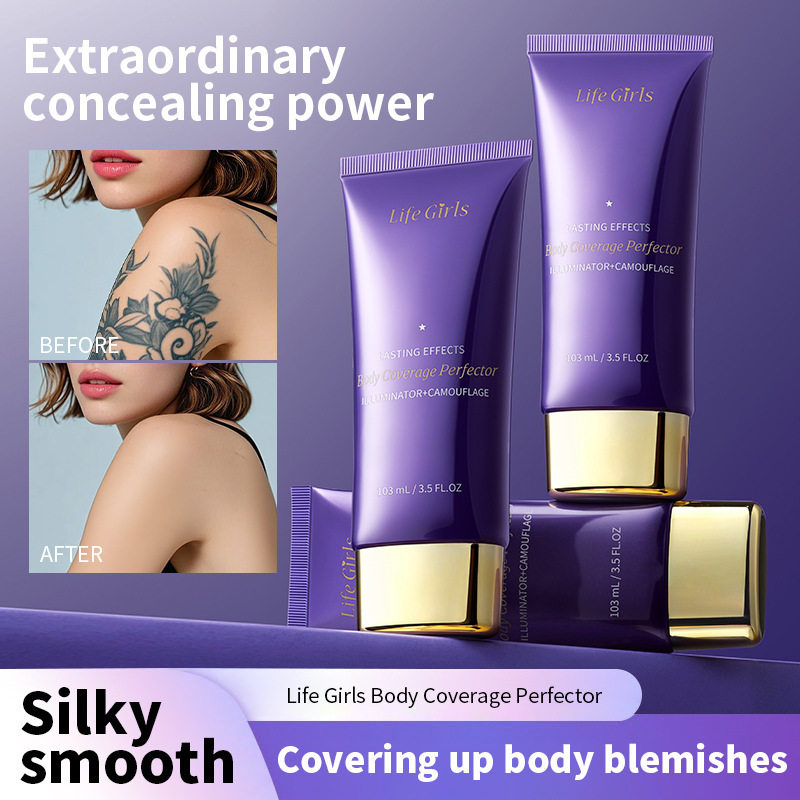 Life GirlsBody Coverage 现货跨境爆款身体纹身遮瑕膏斑点遮盖膏