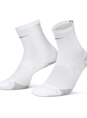 ENJOYZ耐克Nikegrip RACING ANKLE防滑运动跑步中袜SK0122-010