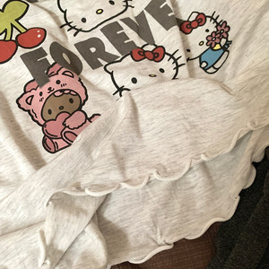 夏季清凉凉感小猫吊带家居服