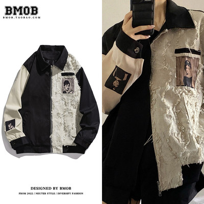 BMOB美式小众设计感夹克男外套