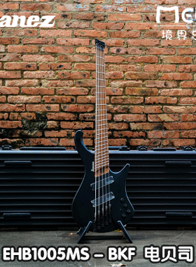 Ibanez 依班娜 2020年新品 EHB1005MS BKF 无头扇品 电贝司 印尼