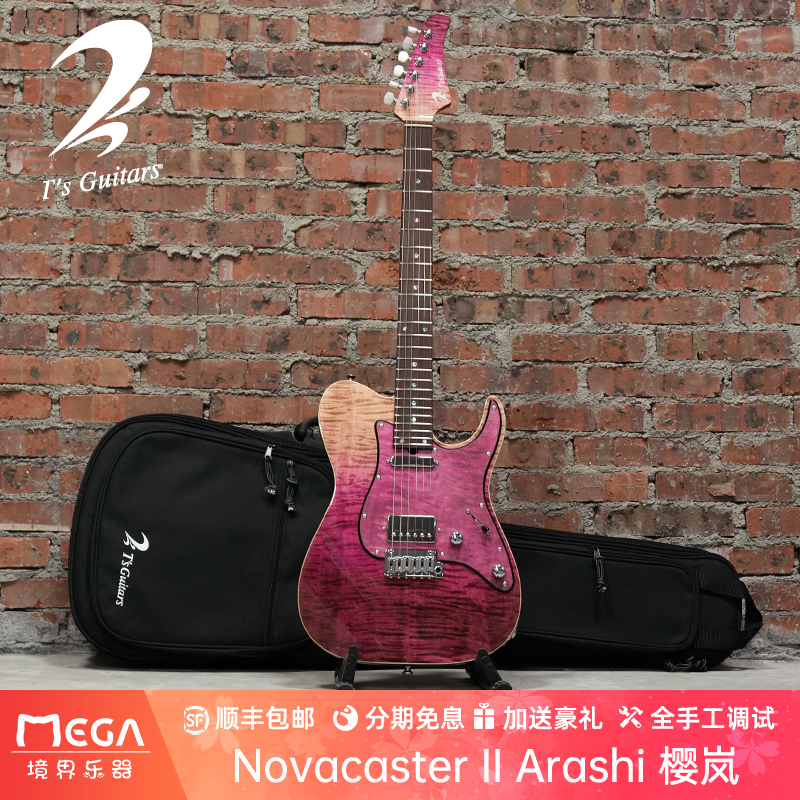（已售定制参考）T's Guitars Novacaster II Arashi 樱岚