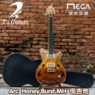 T’s Guitars  Takahashi  Arc Hollow  Honey Burst  电吉他