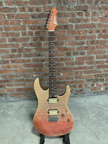 （全新瑕疵特价品）Gu Guitars Modern 24 HH 樱川 水波纹 电吉他