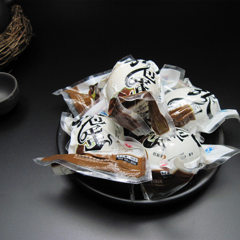 四川绵阳北川安县非遗土特产张包蛋 鸭蛋 包盐蛋盐皮蛋60g*10枚装