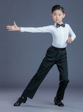 少儿男士舞蹈服装练功表演