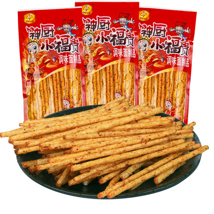 神厨小福贵辣条重庆四川8090后儿时小时候小吃怀旧零食面筋大礼包