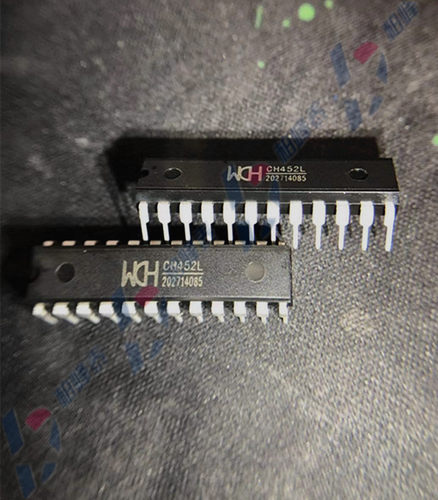 CH452L CH452直插 DIP-24 动态8位数码管控制芯片 WCH正品 可直拍