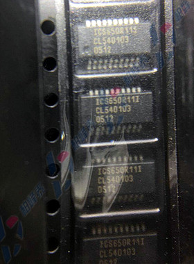ICS650R-11IT 丝印：ICS650R11I SSOP-20 时钟发生器 ICS全新正品