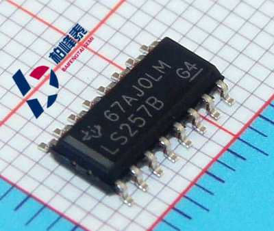 SN74LS257BDR 丝印：LS257B SOP-16 TI/德州正品 IC配单 可直拍
