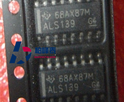 SN74ALS139DR丝印：ALS139 SOP-16 TI进口正品 IC配套 可直拍