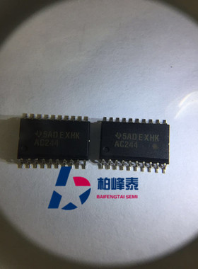 SN74AC244DWR 丝印：AC244 SOP-20宽体 TI原装正品 IC配套 可直拍