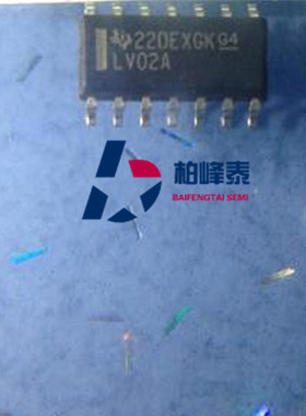 SN74LV02ADR 丝印：LV02A SOP-14 TI正品 IC配单 可直拍