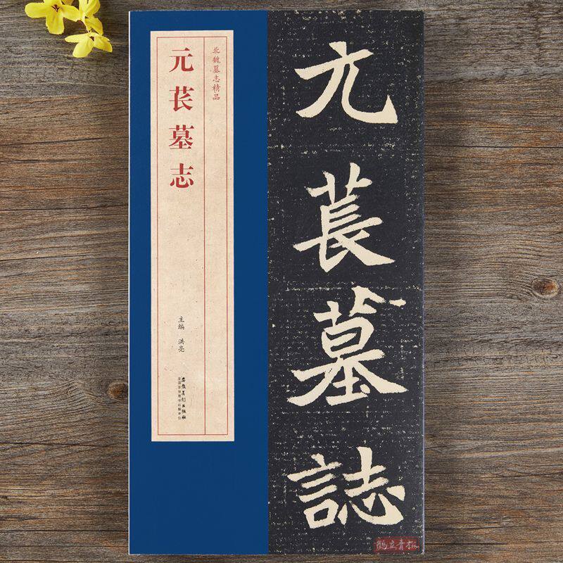 北魏元苌墓志精品魏碑楷书毛笔书法字帖包含有原大的整张墓志铭