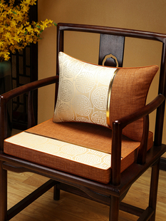 新中式 椅垫座垫垫子冬天红木沙发坐垫办公室椅子垫加厚防滑垫冬季