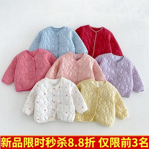 女童绗线小兔棉衣冬季宝宝可爱