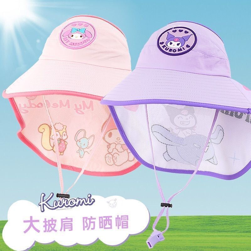 儿童防晒帽子春夏季薄款男女童图片
