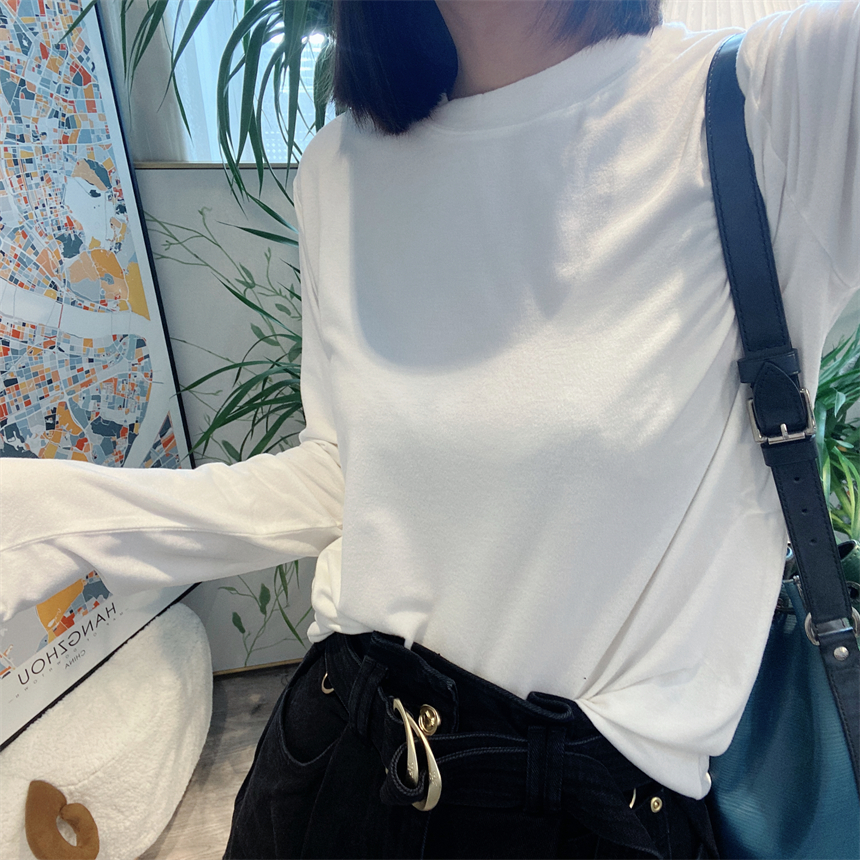 百搭基础常规纯色棉质女