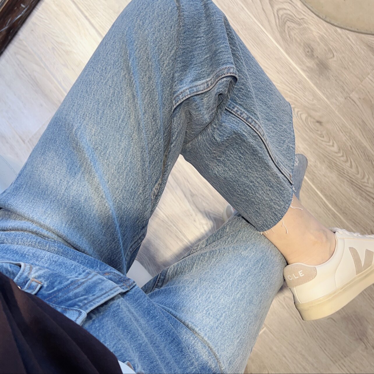九分常规水洗牛仔蓝四季