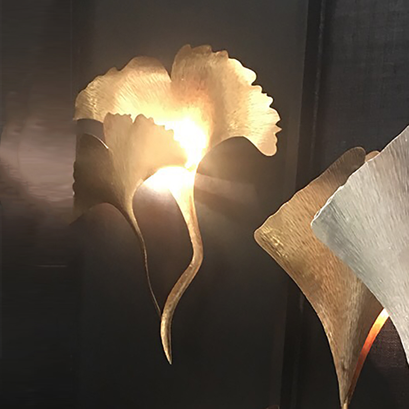 轻奢展厅设计师软装墙灯