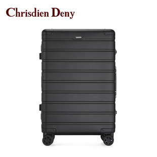 旅行箱时尚 克雷斯丹尼商务拉杆箱24寸大容量行李箱万向轮密码 潮流