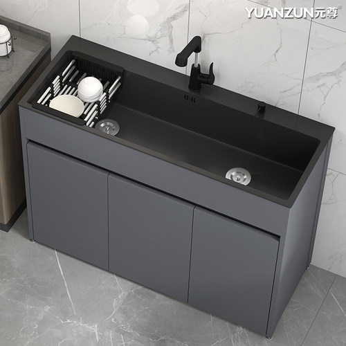 元尊广东不锈钢水槽柜下水配件