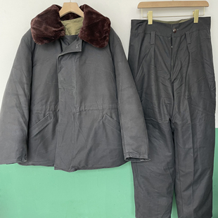 皮服套装羊毛皮一体防寒保暖耐磨可拆卸内里工作皮服冬季男