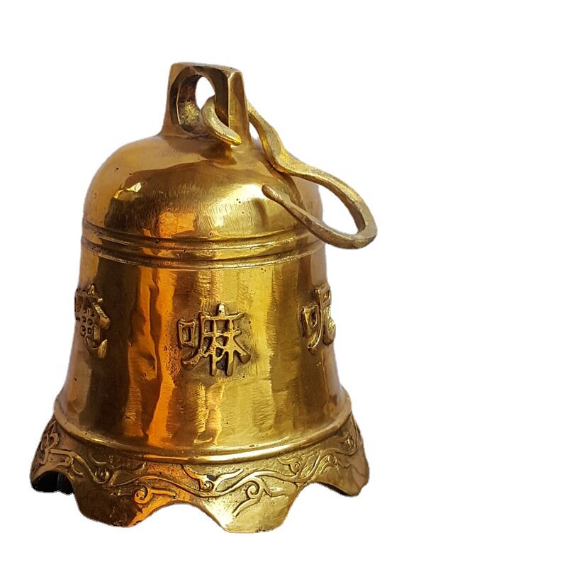 鑫禄圣铜器定做铜钟 铜铃铛 铜风铃 寺院铜钟六字 钟铜钟仿古