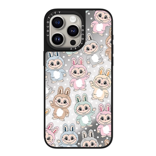 CASE联名适用iPhone苹果16promax壳14 16pro潮流12软 16plus 13防摔15壳15promax拉布布打招呼贴纸16个性