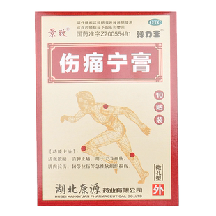 景致 伤痛宁膏10贴 散瘀消肿止痛关节扭伤肌肉韧带损伤拉伤膏药品