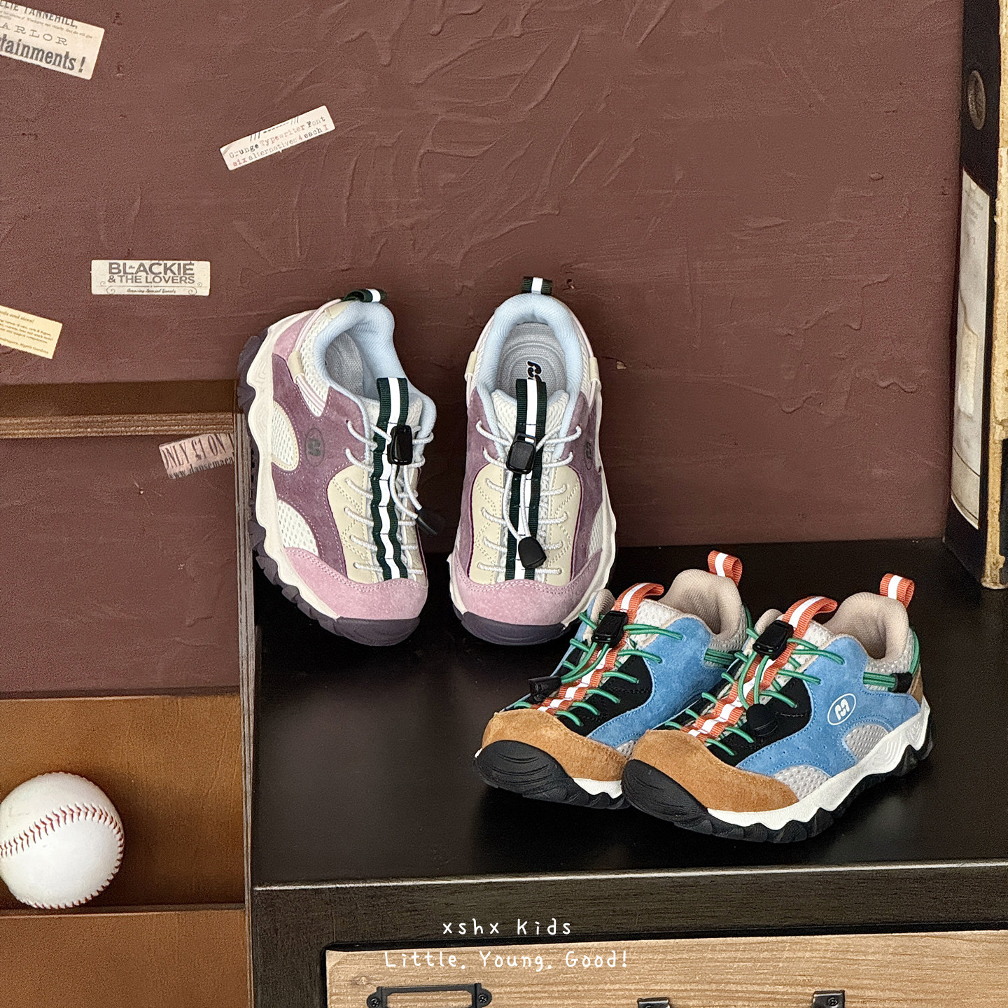 儿童韩版软底透气老爹鞋新款春季男童网面轻便跑鞋女童时装运动鞋