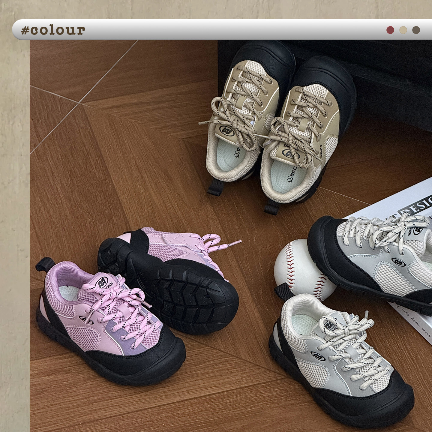 儿童韩版软底透气轻便跑鞋新款春季男童简约休闲运动鞋女童老爹鞋