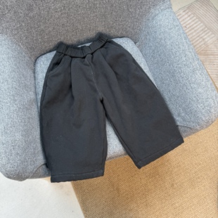 子冬季 萝卜裤 2025新款 加绒保暖长裤 儿童宝宝休闲百搭款 男童女童裤