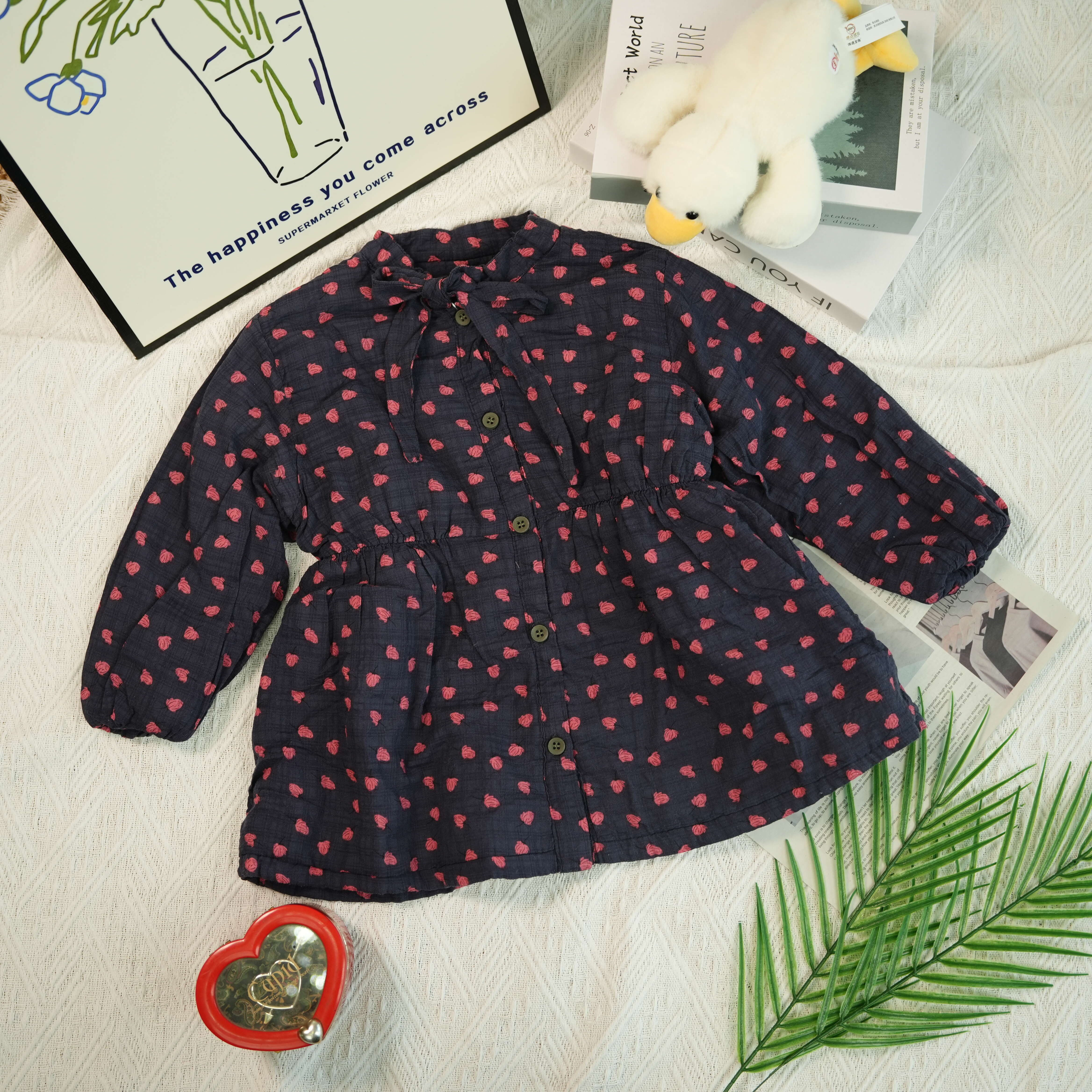 清仓特价女童春秋冬新款儿童洋气时髦中小童装连衣裙加棉加厚外套