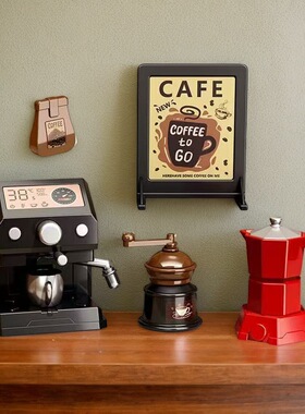 Dollhouse娃娃屋迷你仿真咖啡机咖啡壶模型 OB11微缩场景道具摆件