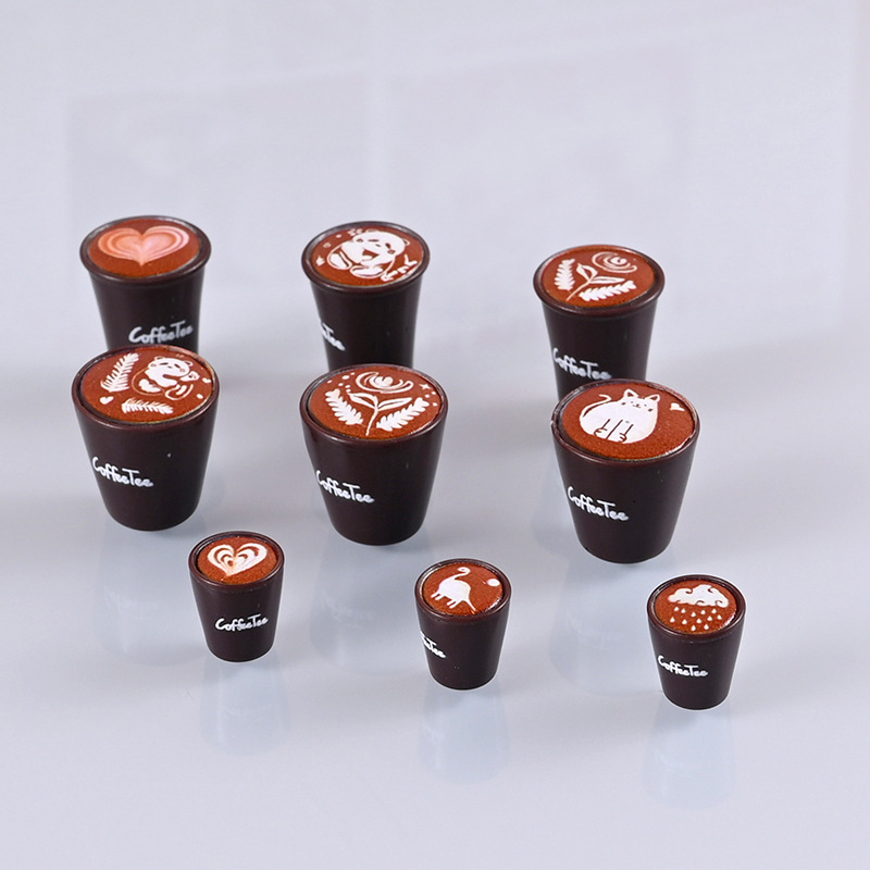 DIY仿真迷你咖啡杯模型