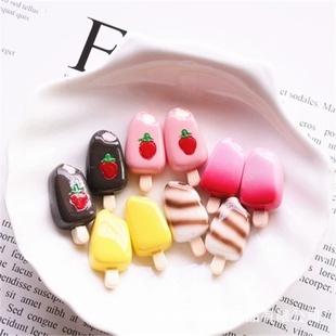 微缩食玩  超市场景模型 小孩过家家玩具 仿真超迷你雪糕冰棍模型