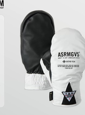 【现货】25-26ASRM日本滑雪手套单双板闷子GTX防水保暖内五指通用